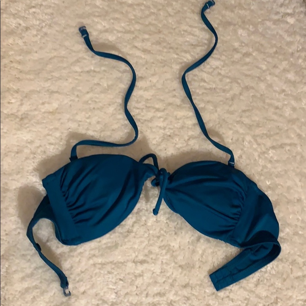 J. Crew blue bikini top